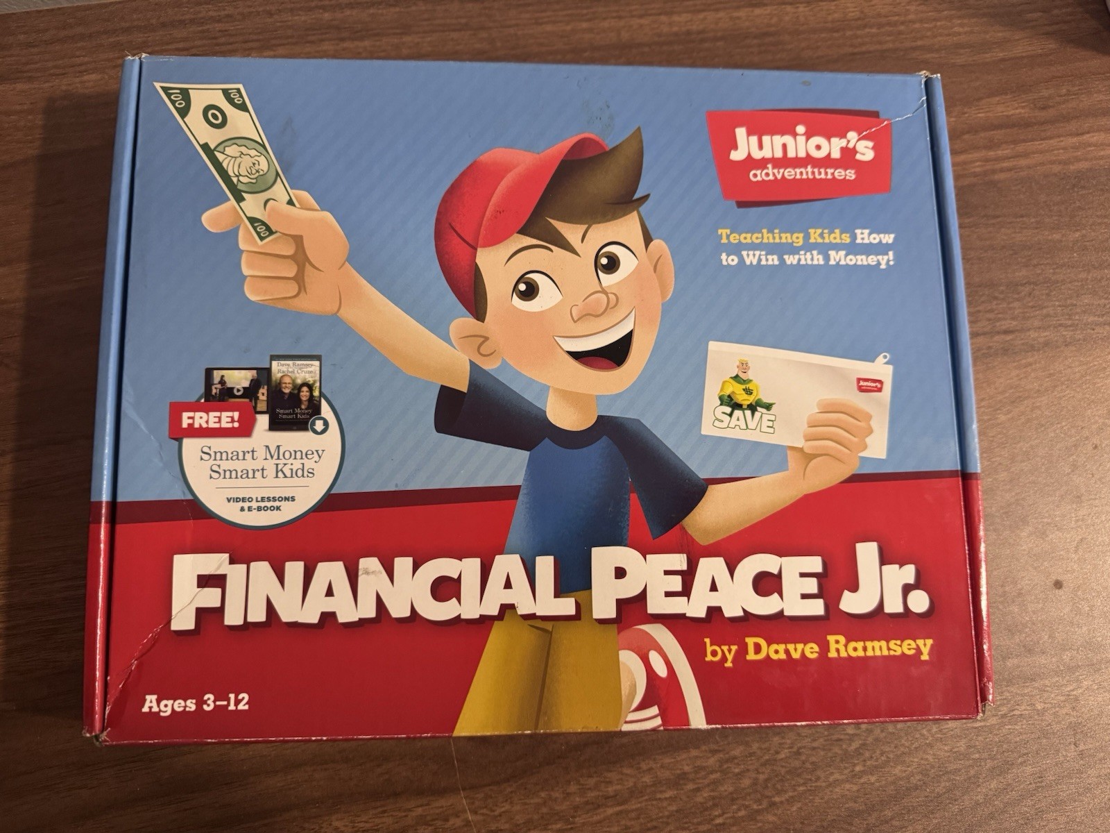 Financial Peace Jr. by Dave Ramsey Junior’s Adventures Teaching Kids Money NEW