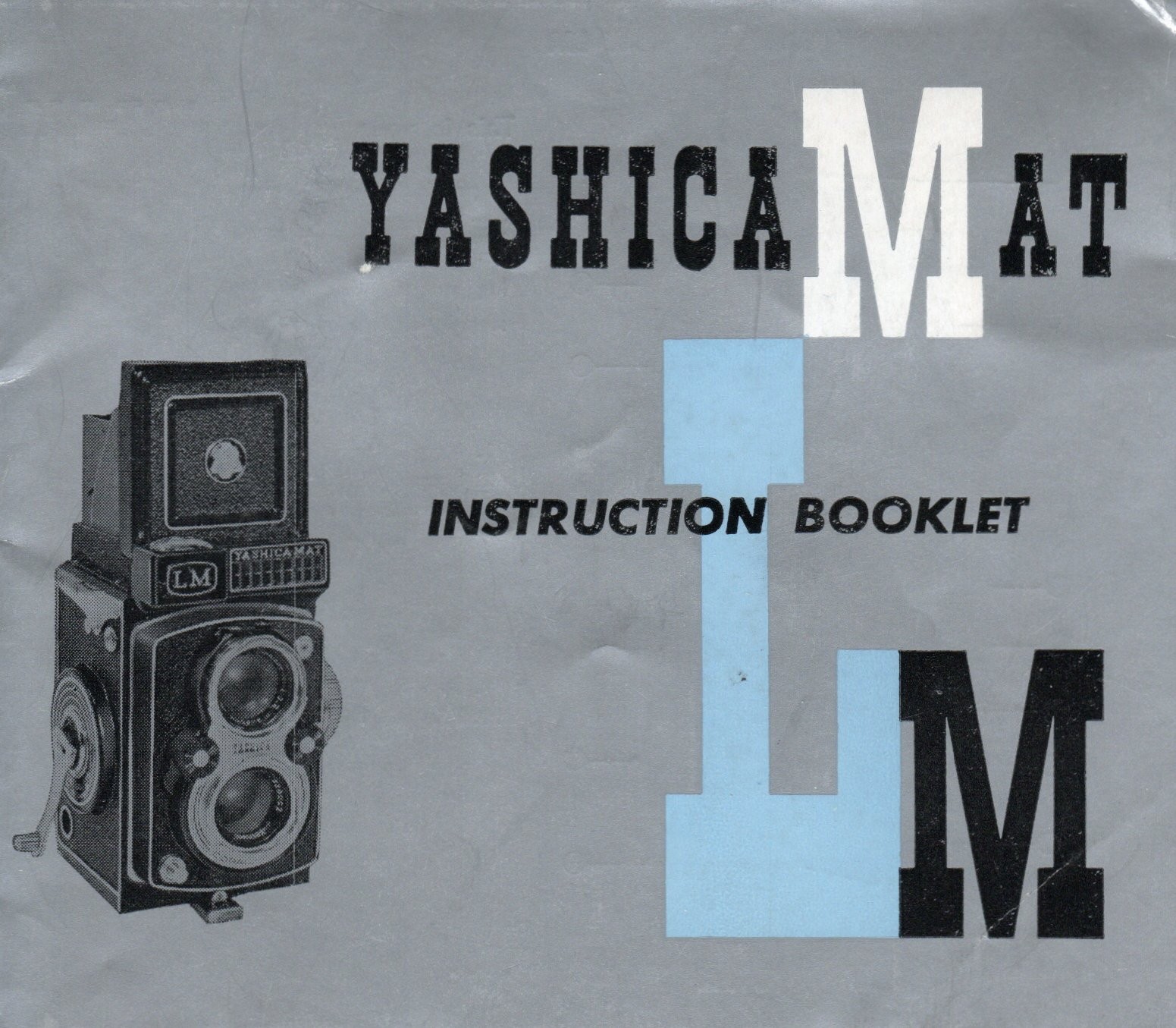 Vintage Yashica Mat-LM Camera Manual ORIGINAL & Unused Service Postcard
