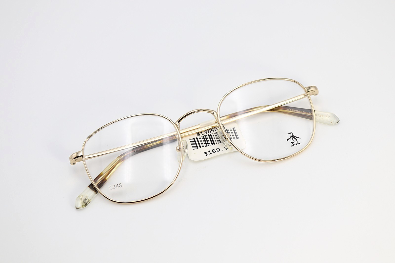 PENGUIN "THE HUBERT" Gold (YG) 50-21-145 Eyeglass Frames C348