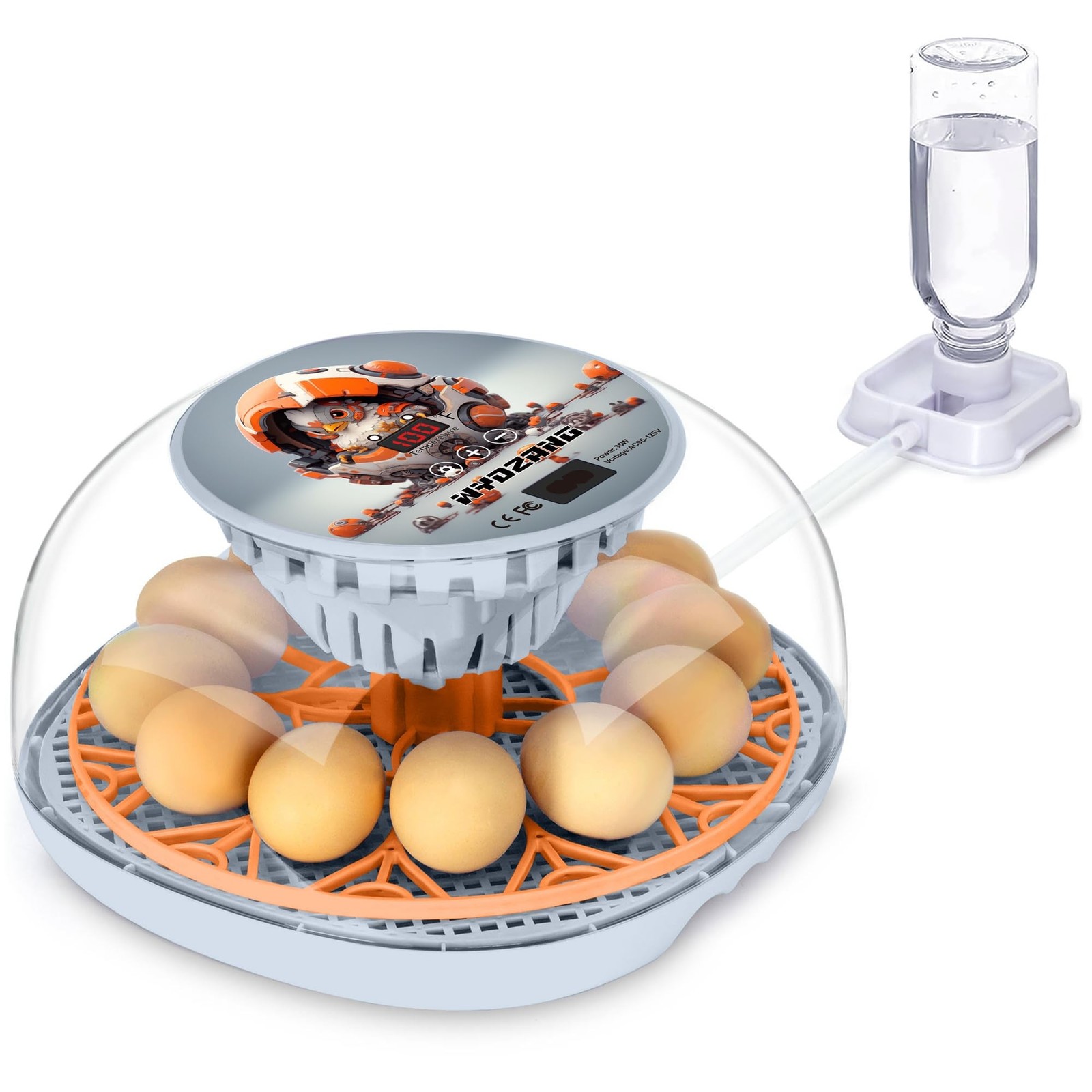 Smart Chicken Incubators for Hatching Eggs with Automatic Turner Small Poultr...