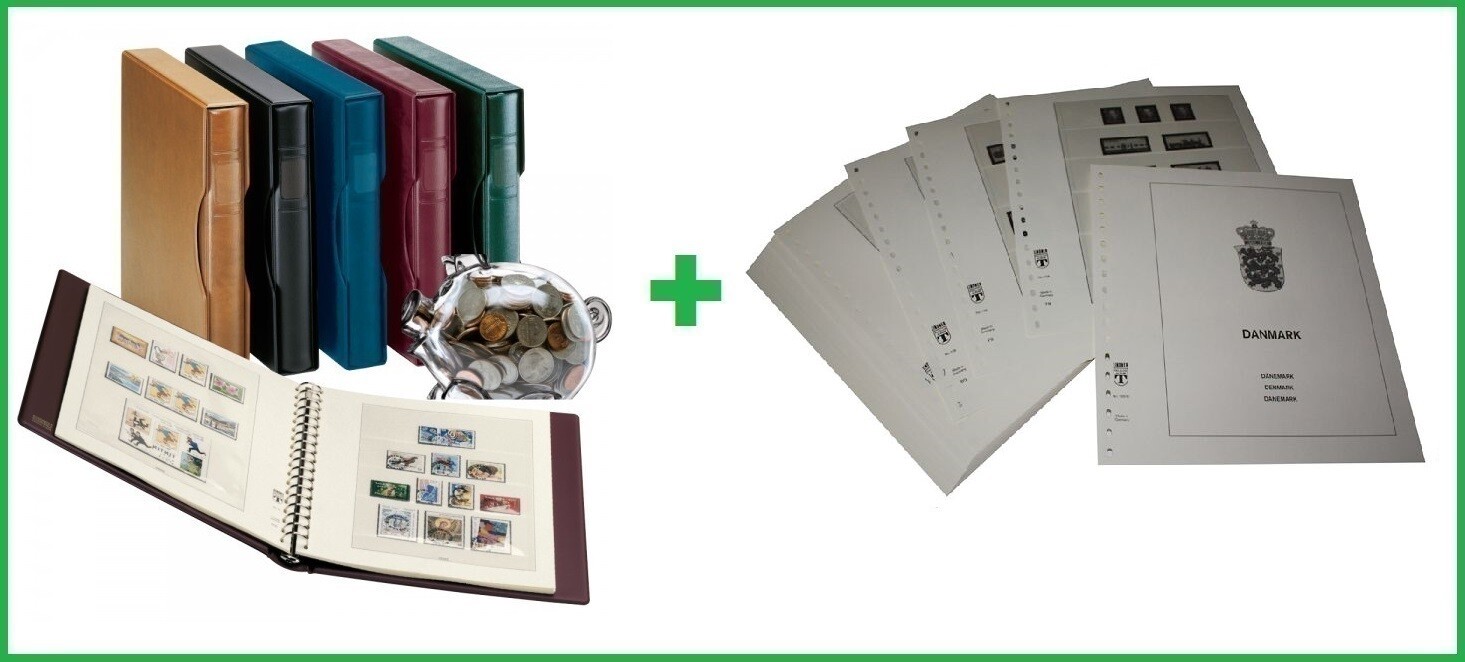 Lindner 128-91-1124V Stamp Album Denmark T128-91 1991 - 2006