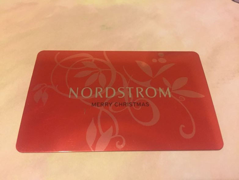 NORDSTROM Merry Christmas ( 2006 ) Foil Gift Card ( $0 )