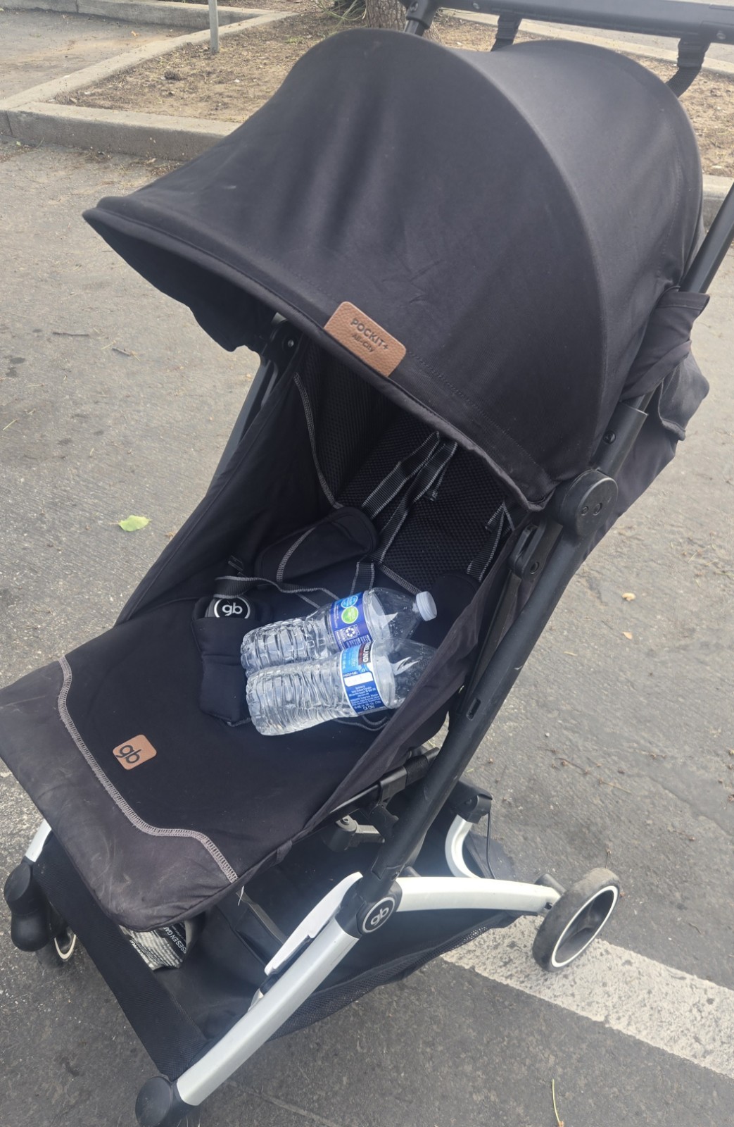 GB Pockit+All City Lightweight Ultra-Compact Travel Stroller - Black