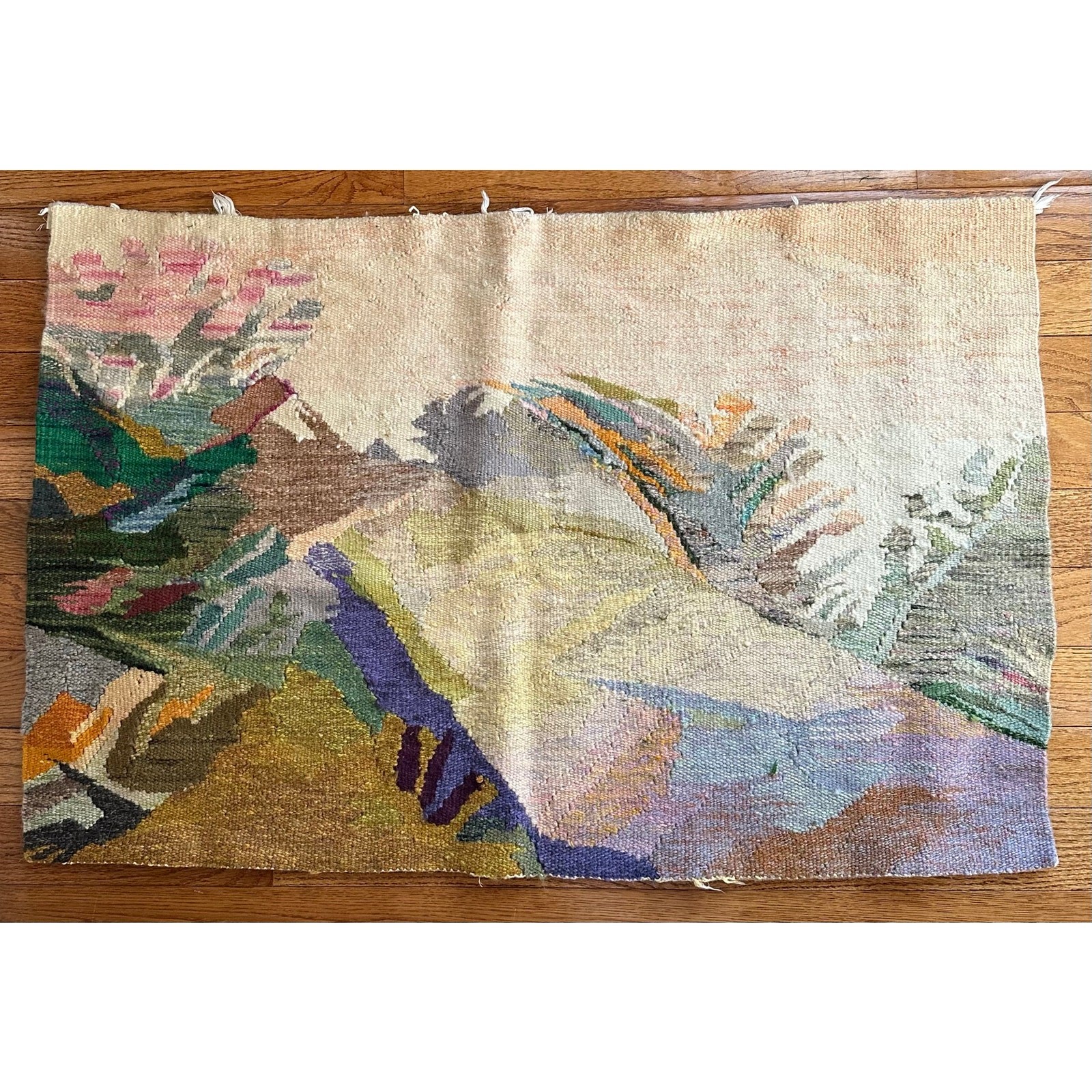 Michelle Lester tapestry 1986 original rare signed wall art 42x28”forRothschilds