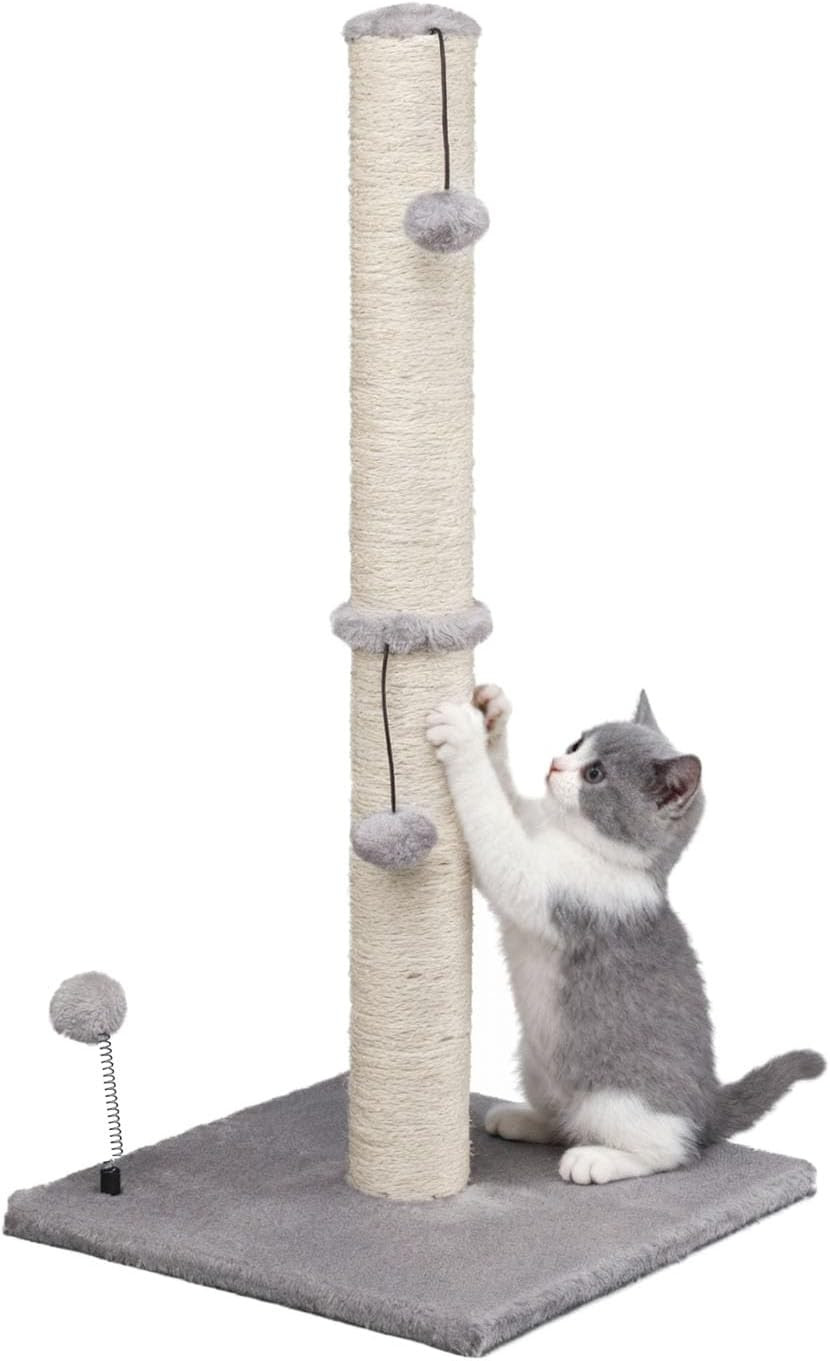MECOOL 34“ Tall Cat Scratching Post Premium Basics Kitten Scratcher Sisal Scratc