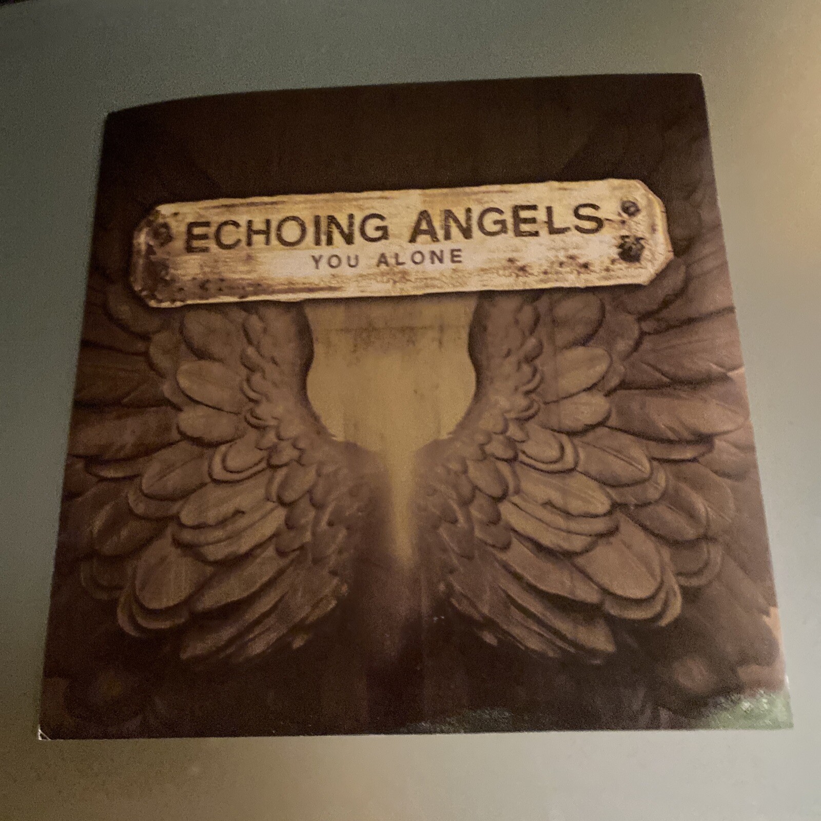 Echoing Angels You Alone 12x12, Album Flat Poster Christian Rock