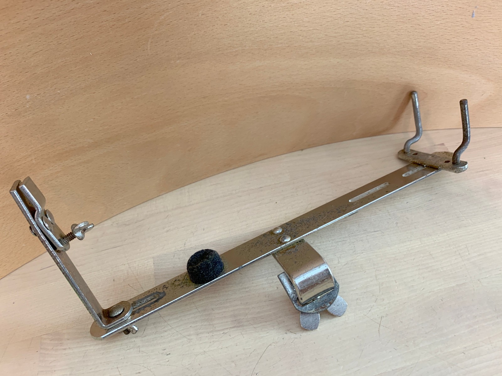 Walberg & Auge Hoop Clamp Traps Percussion Console Woodblock Cowbell Mount Part