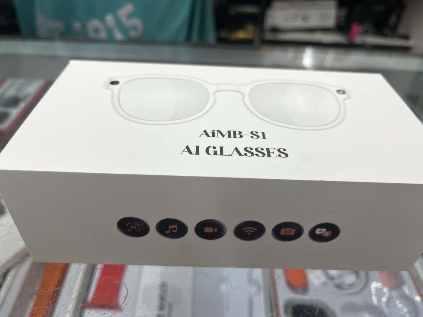 AiMB-S1 AI Glasses Smart Glasses White Wi-Fi Connectivity Wearable Technology