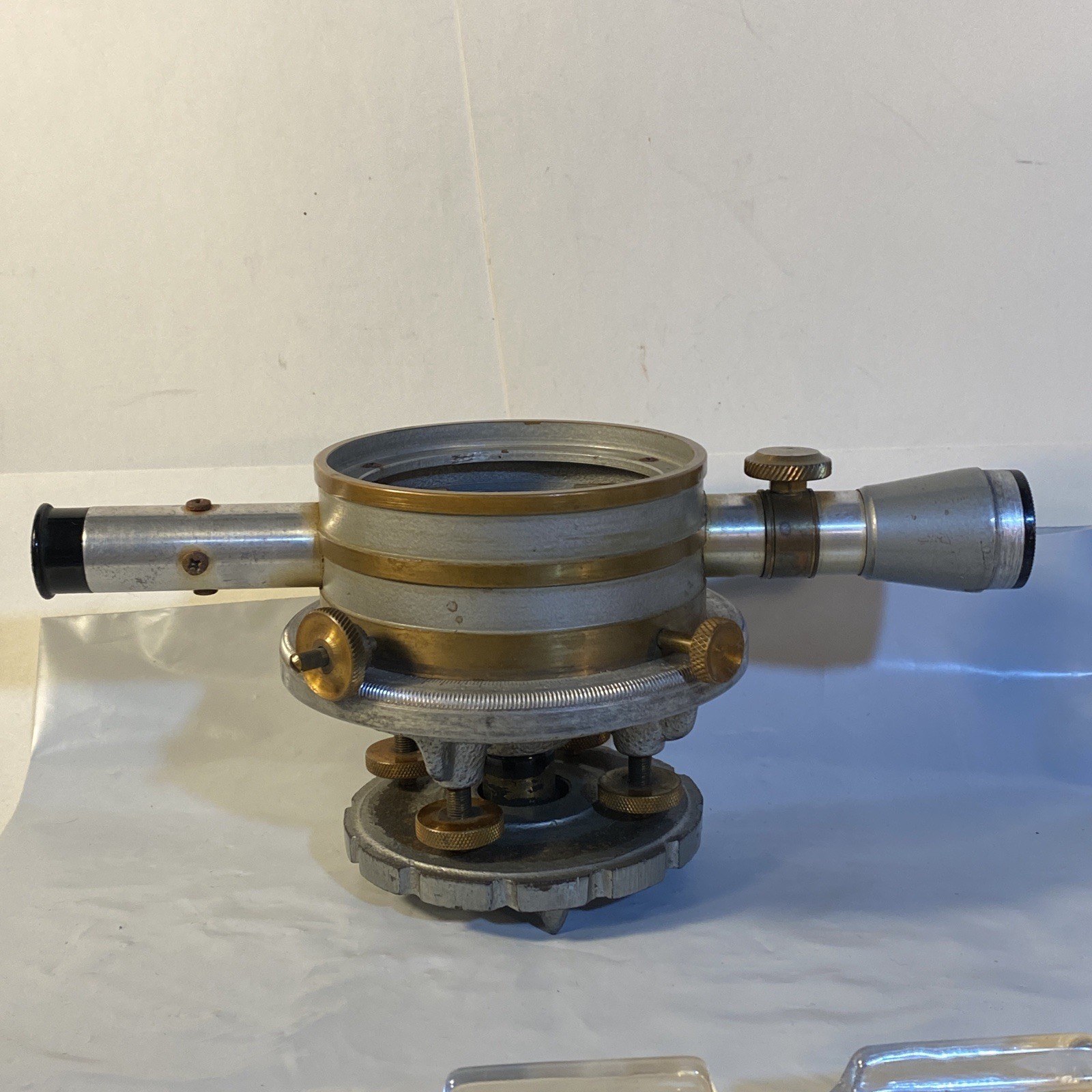 Bostrom Brady Transit Level Surveying Instrument Model 4 W/ Wood Case