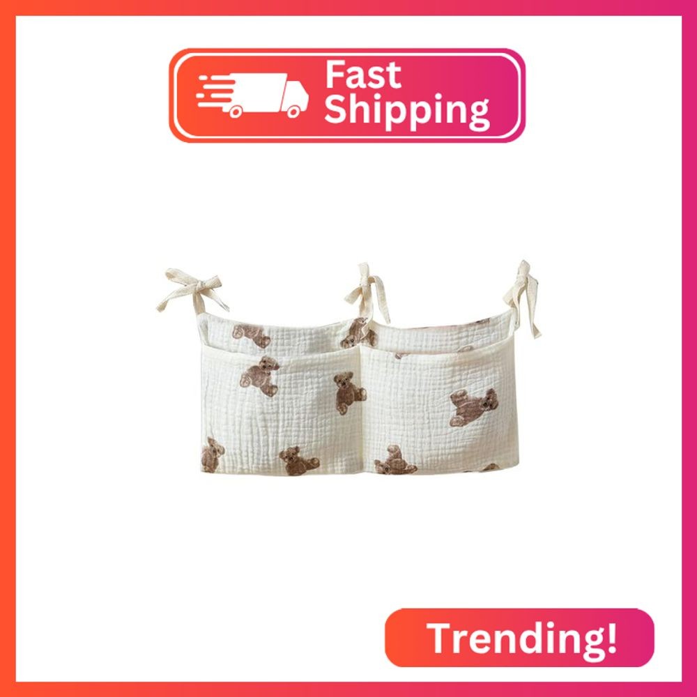 JUSTAUS Bedside hanging bag for storing baby milk bottles and blankets - Baby di