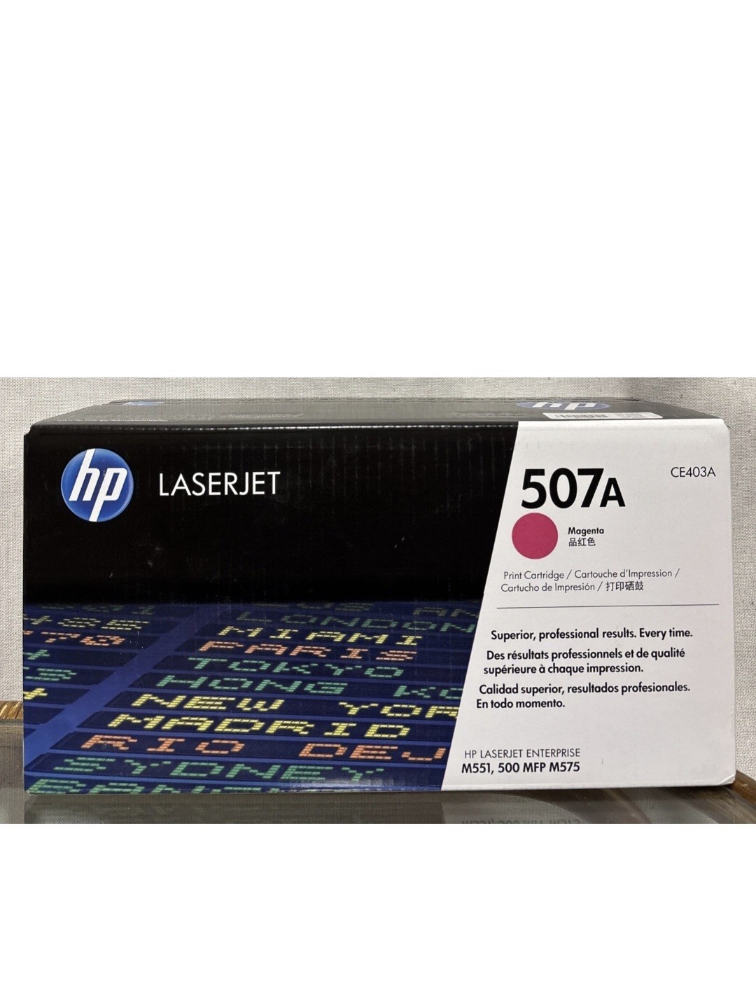 HP 507A (CE403A) Magenta Toner Cartridge New Sealed