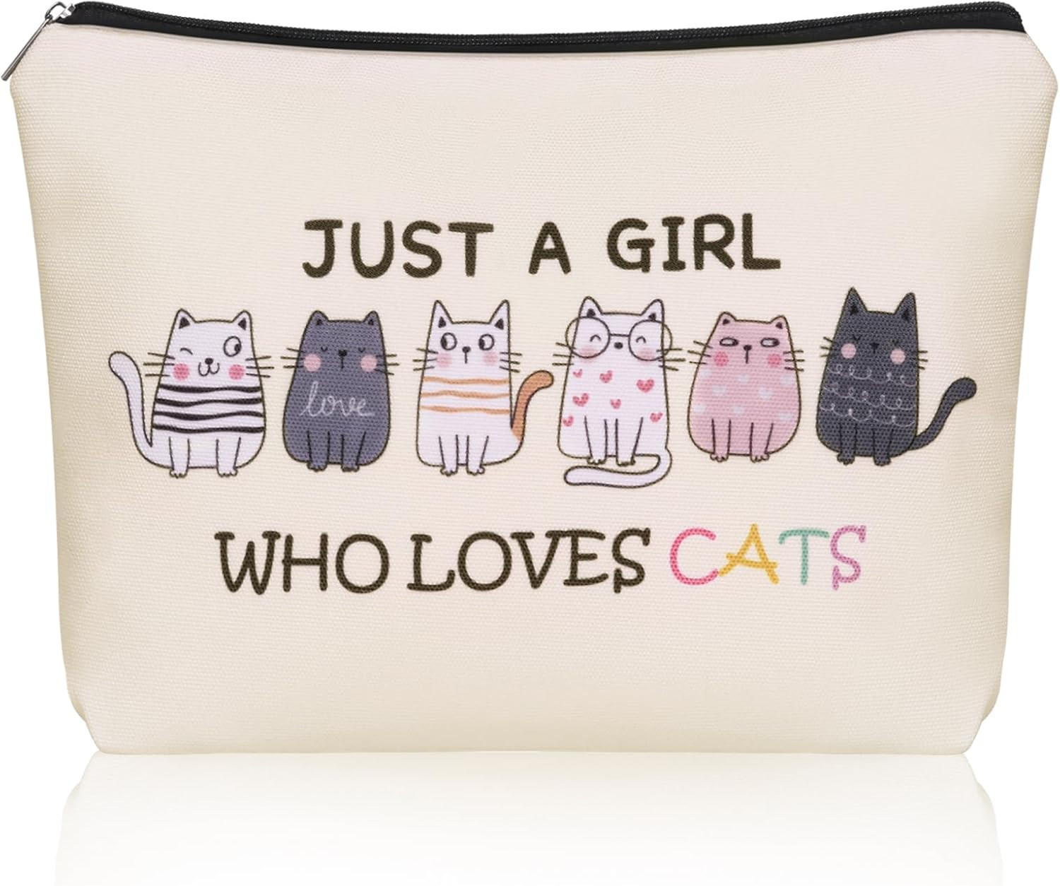 Cat Makeup Bag For Cat Lover Easter Gifts: Cosmetic Bag & Toiletry Pouch Just A 