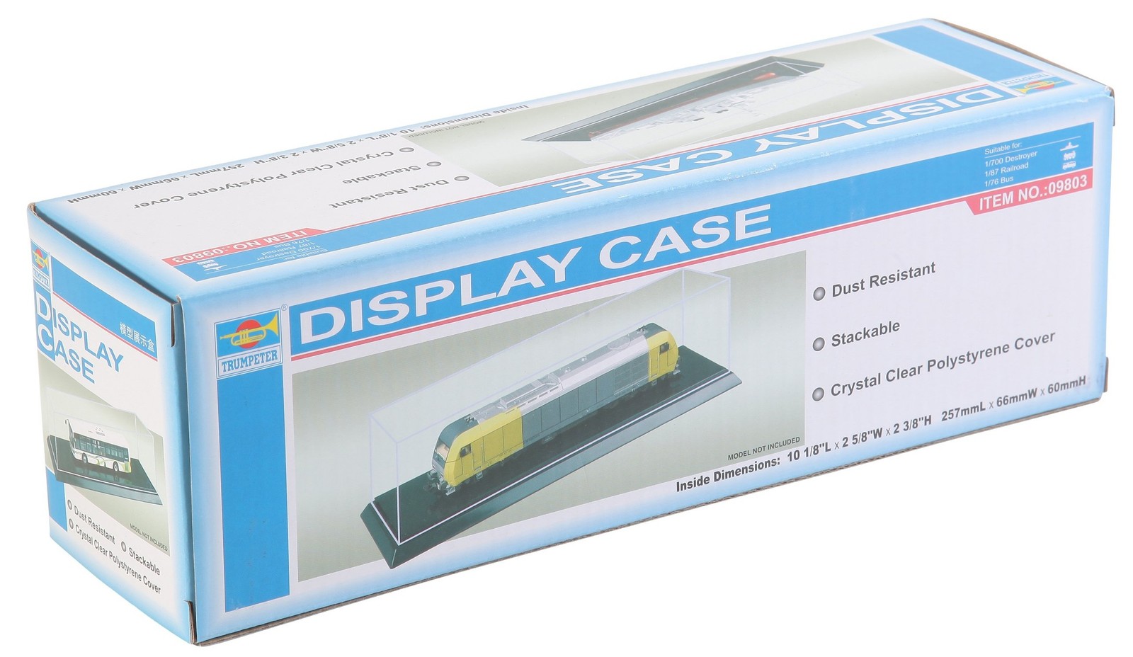 Trumpeter Display Case, 10.125 x 2.625 x 2.375-Inch (TR09803)