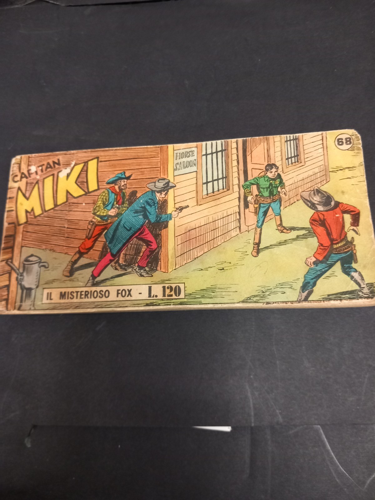 Captain Miki Collection Original Strip No. 68 Mysterious Fox 60s 