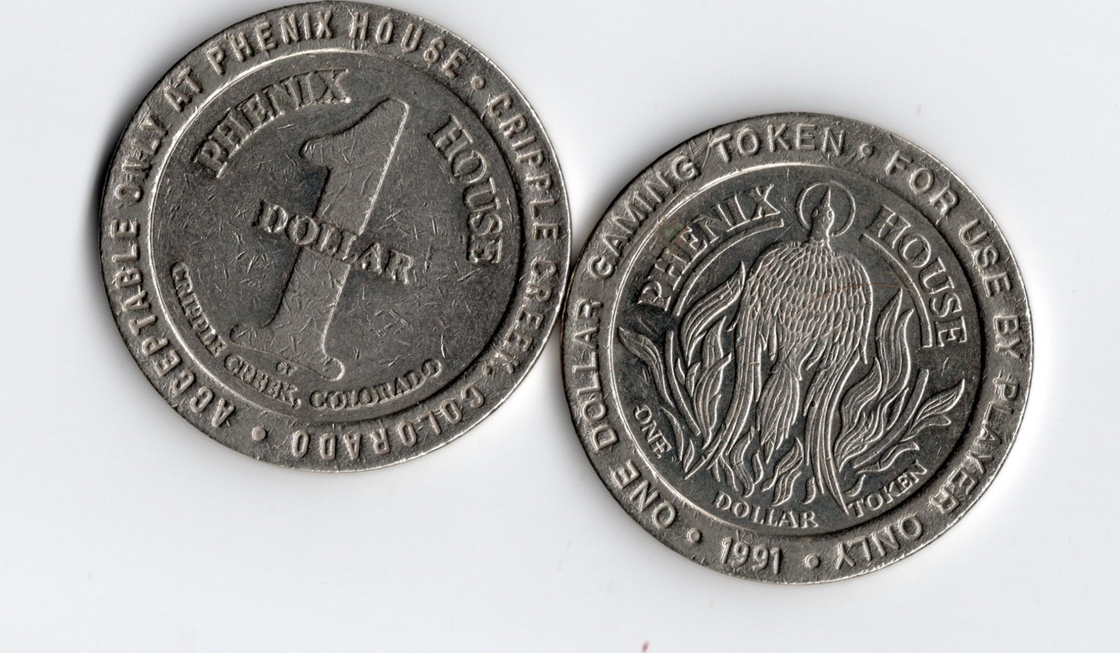 Phenix House Cripple Creek $1 Casino Token
