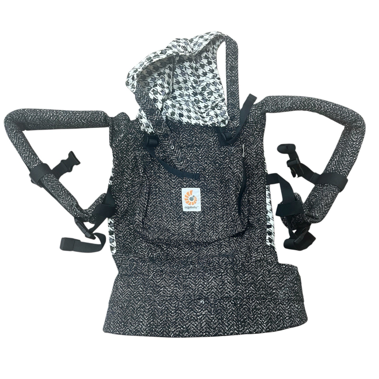 Ergobaby Original Black Twill Multi-Position Baby Carrier Large Storage Pocket