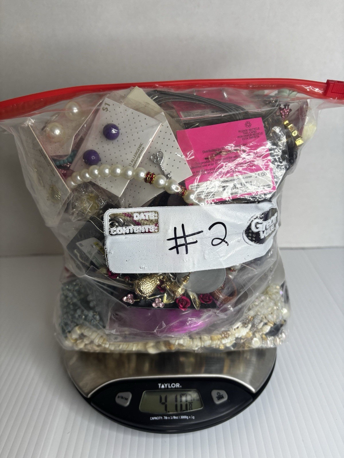 4 LB Mystery Jewelry Bag, Costume & Craft Jewelry