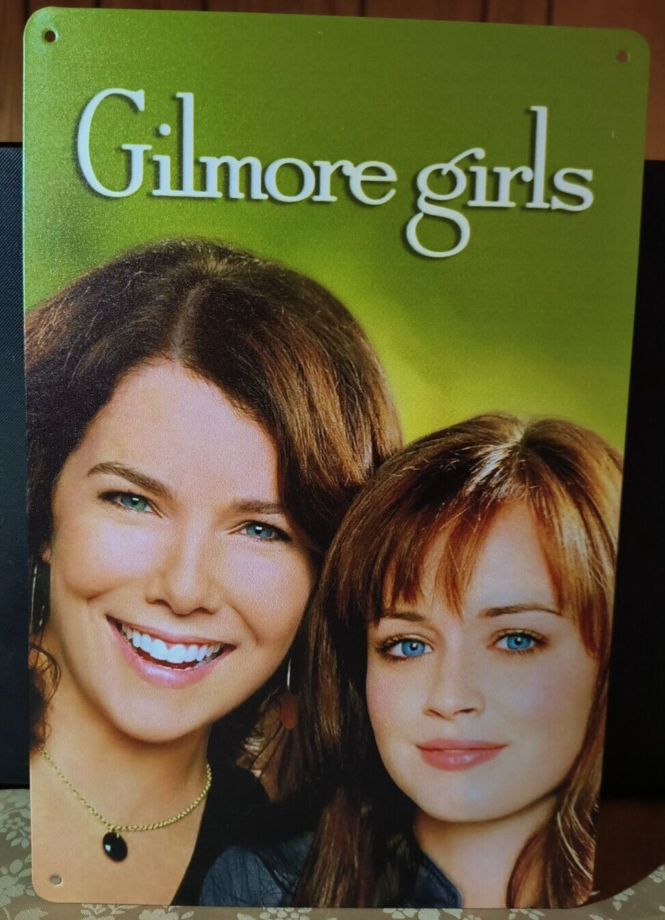 GILMORE GIRLS 8X12 Tin Sign TV Show Memorabilia Lorelai Rory Lauren Graham