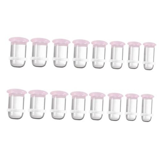 14g-00g Glass Ear Plugs Gauges, Pain-Free 0.5mm Increments Dead 6.5-10mm Pink