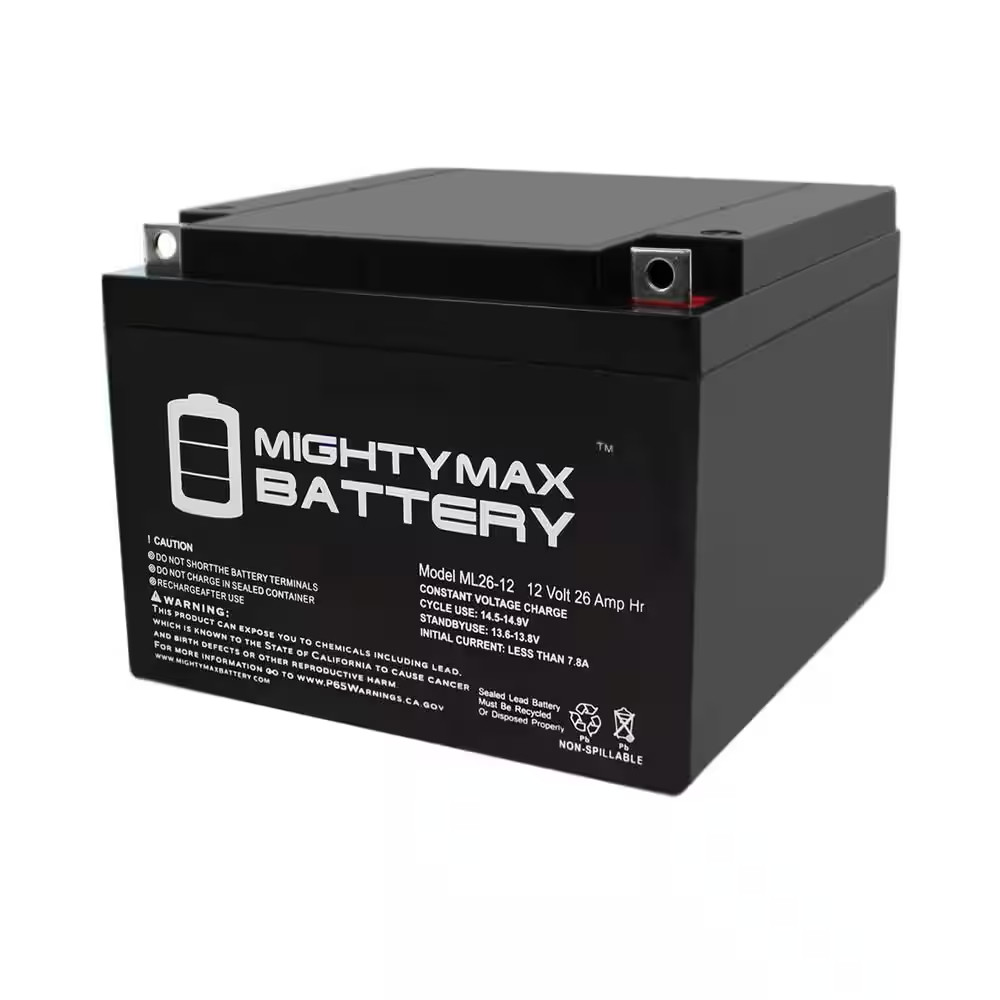 ML26-12 12-Volt 26AH Battery Replacement for Firstpower FP12250