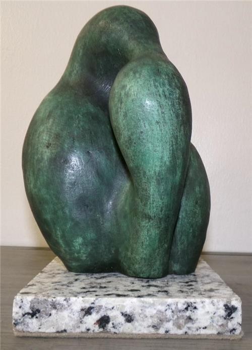 ISAMU NOGUCHI BRONZE SCULPTURE " UNTITLED V  " SIGNED AND NUMBERED