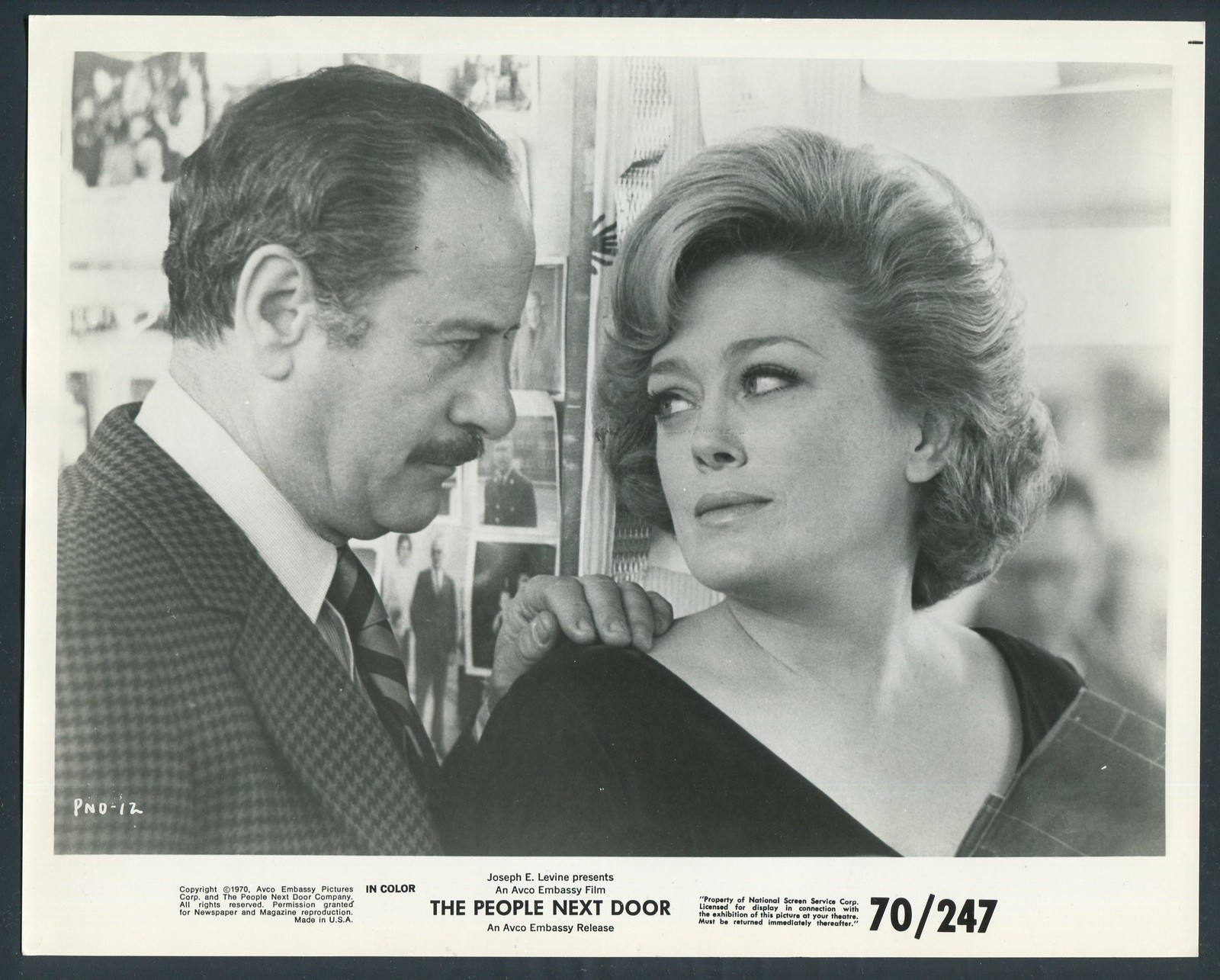 ELI WALLACH RUE McCLANAHAN in The People Next Door '70 LOOK WOW
