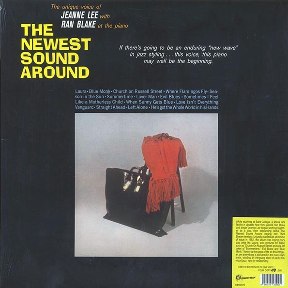 Jeanne Lee, Ran Blake - The Newest Sound Around (ltd. 500 copies made) (clear vi