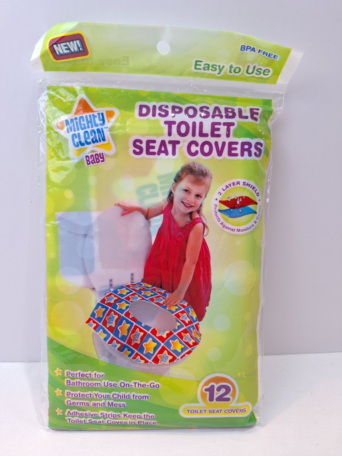 Disposible Toilet Seat Cover Baby Toddler Travel 12 Count New Sealed