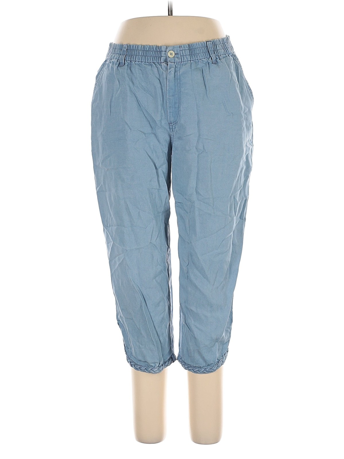 Coldwater Creek Women Blue Casual Pants 12 Petites