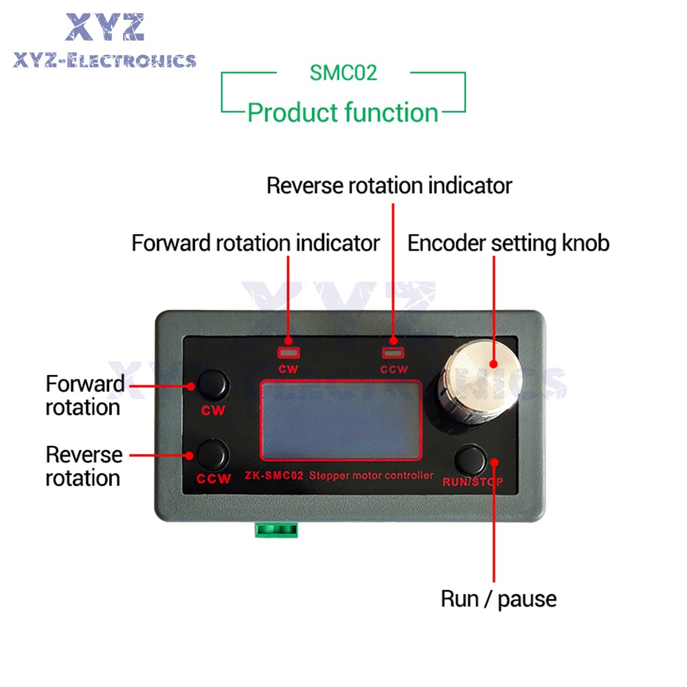 20pcs 42 57 Stepper Motor Speed Controller Driver Forward Reverse Module Pulse