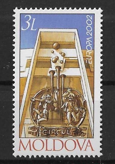 2002 - MOLDOVA - EUROPE CEPT - THE CIRCUS - 1 VALUE NEW MNH MF111049