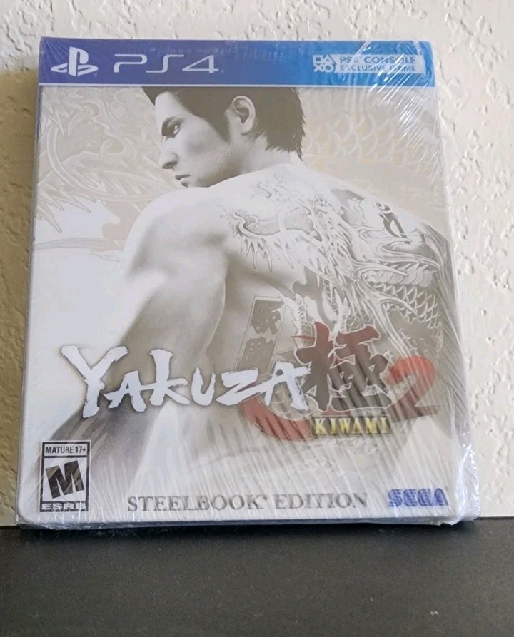 Yakuza Kiwami 2 SteelBook Edition - SEGA PlayStation 4 PS4 NEW SEALED - SEE DESC