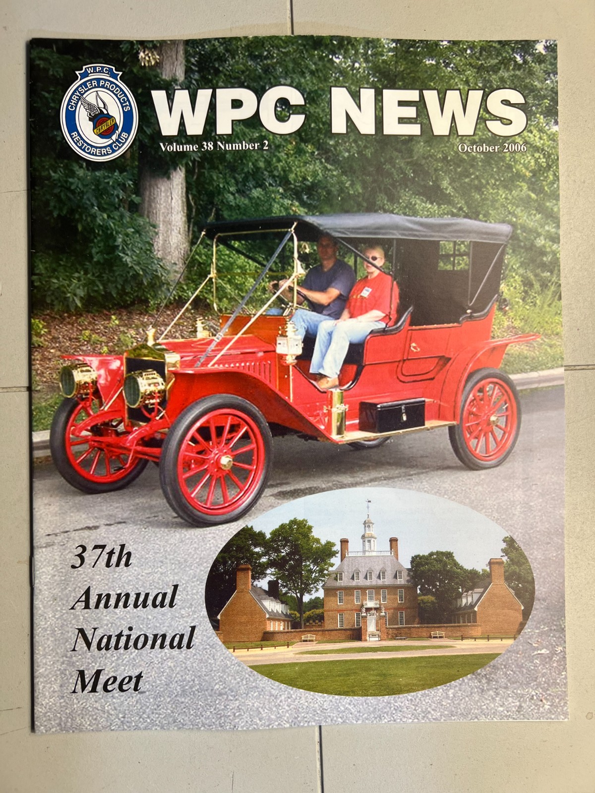 WPC News Club Magazine 37th Annual National Meet Vol .38 No. 2 October 2006
