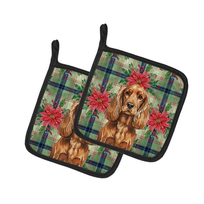 Carolines Treasures WDK8623PTHD Unisex Adult Red English Cocker Spaniel Chris...