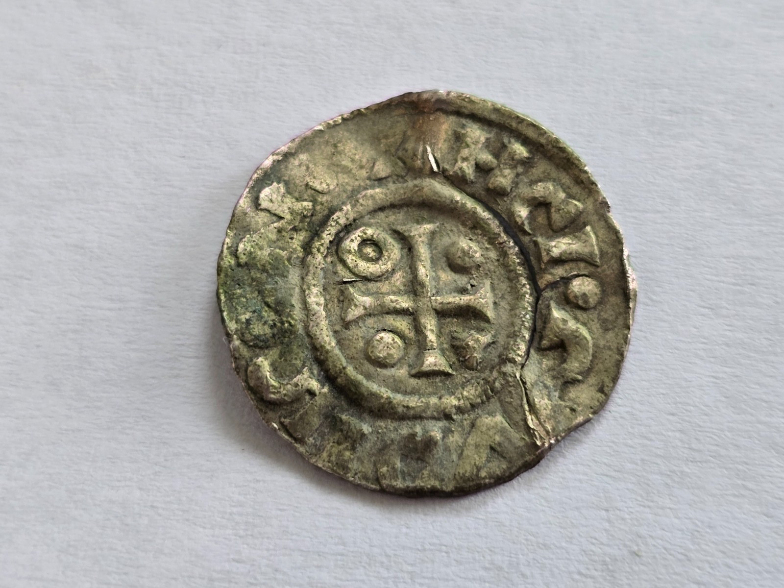 Viking coin German States, Regensburg, Denar (995-1002) Heinrich IV minter Viga