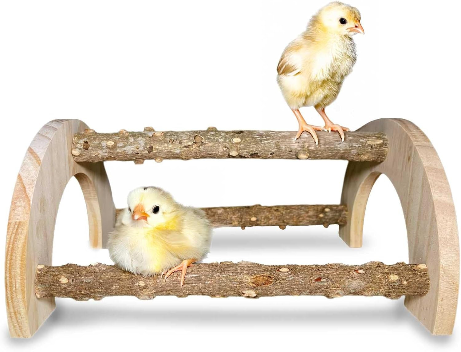 Chick Perch - Natural Wood Chick Roosting Bar for Brooder, Baby Chicken Supplies