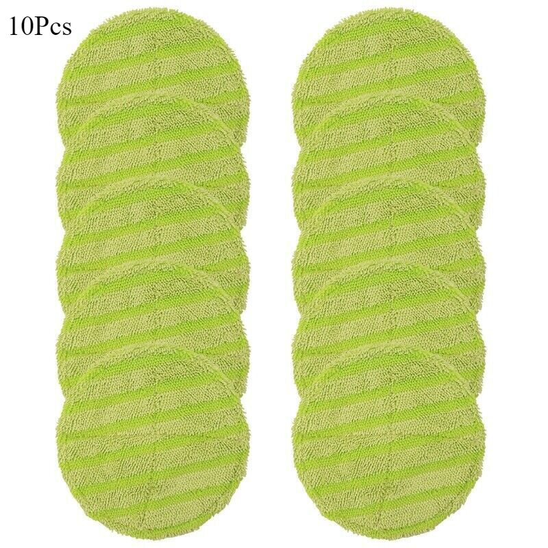 10 Pcs Replacement Pad for Cordless Electric Rotary Mop Sweeper Wireless Green