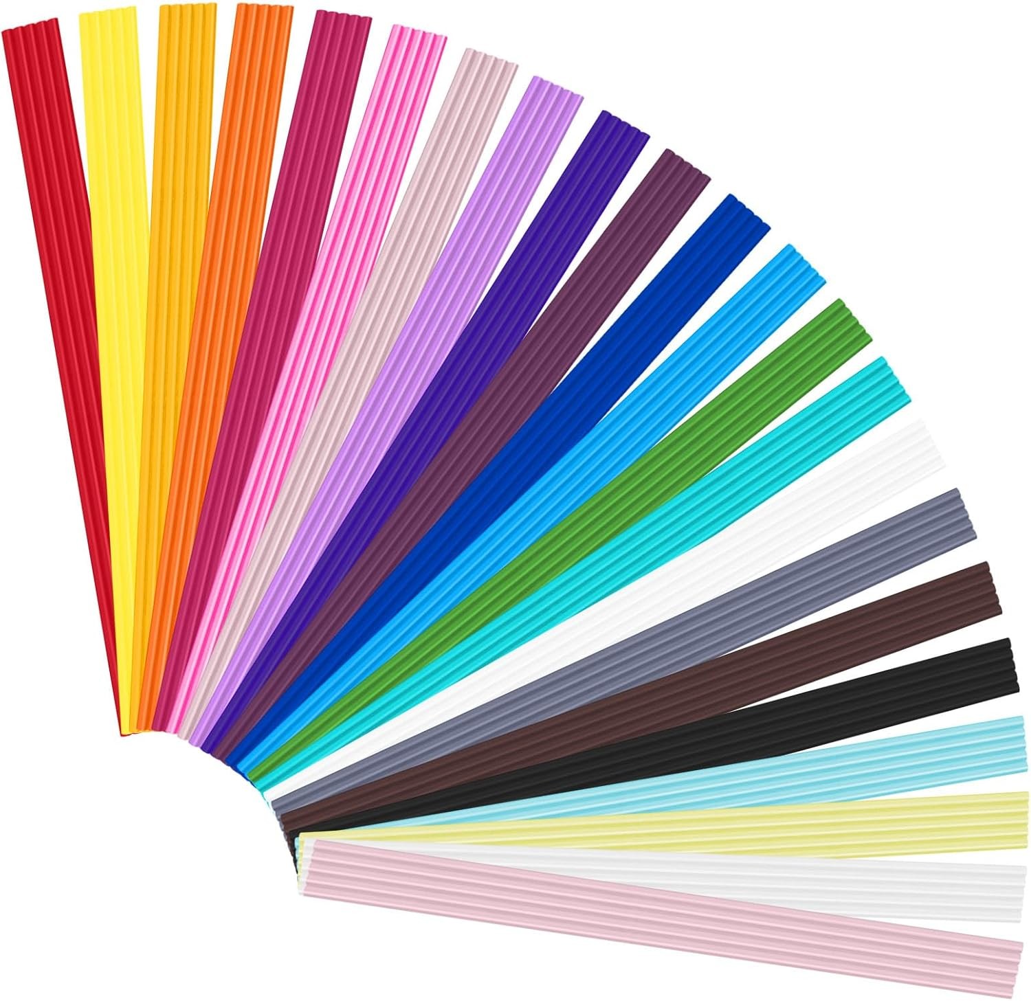 22 Colors 3D Printing Filament Refill for 3Doodler Start+ 3D Pen, Safe Low Print