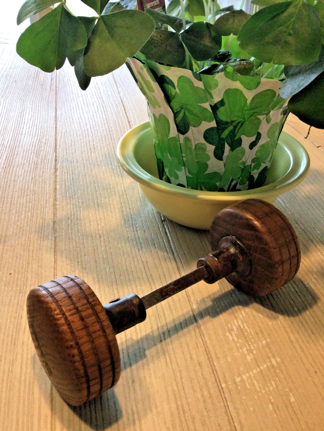 Antique Wooden Victorian Doorknob