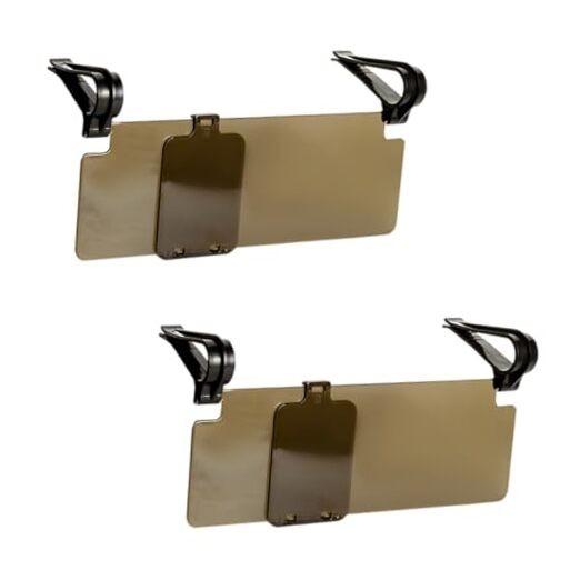 Car Sun Visor Extender, Day & Night Auto Polarized Sun Blocker, HD Anti 2PCS