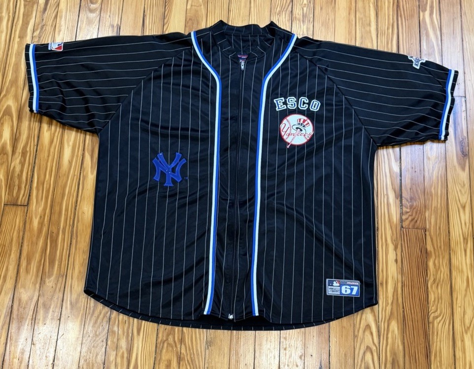 Vintage Willie Esco New York Yankees Jersey Mens Size 3XL Rap Hip Hop Streetwear