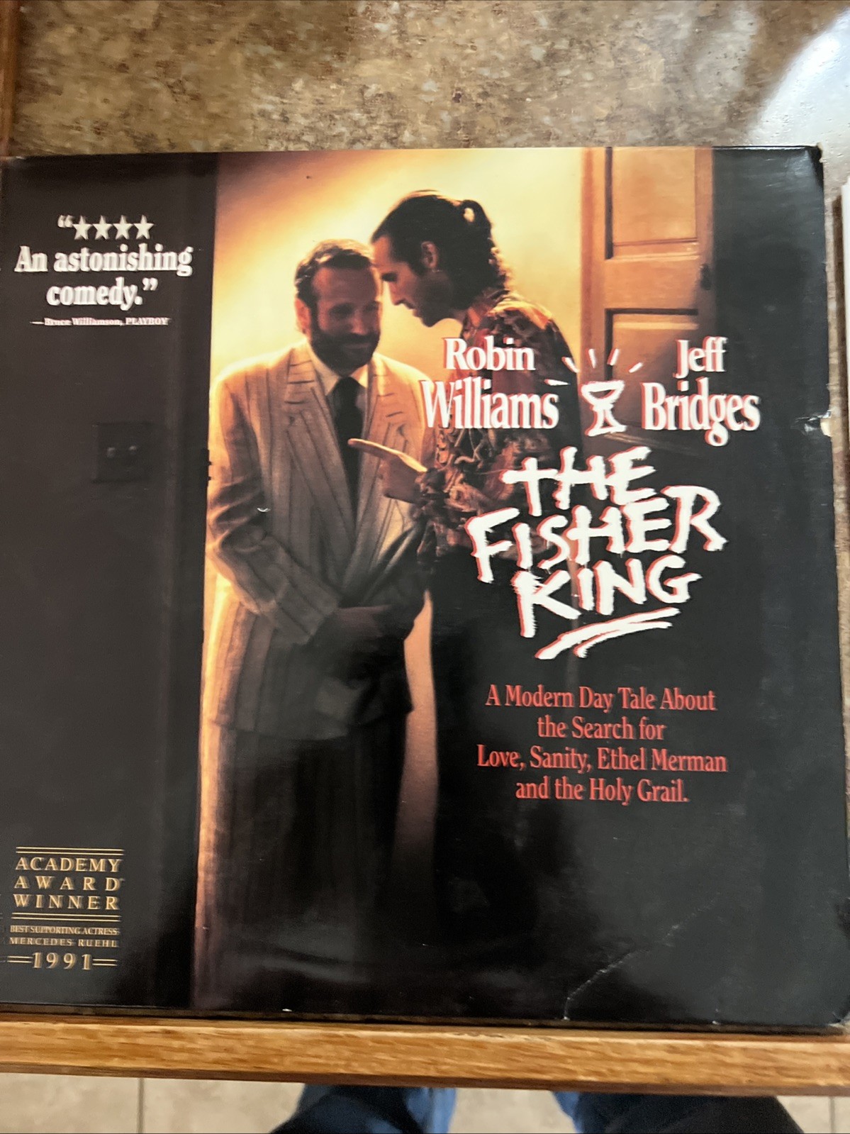 The Fisher King (Laserdisc, 1992) Robin Williams Greatest Movie Jeff Bridges VG+