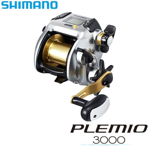 Shimano 15 Premio 3000 Electric Reel Right Handle Black Big Game Fishing w/Cable