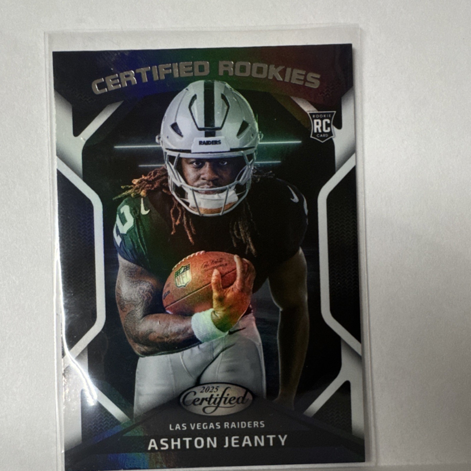 Panini 2025 Certified Rookies Ashton Jeanty #CRK-AJY Las Vegas Raiders Rookie