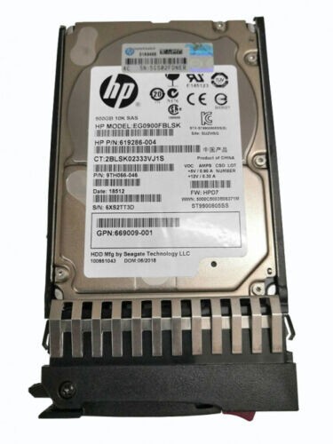 HP 900GB 10k SAS 2.5'' EG0900FCVBL Eva Storage 665749-001 693569-004 Hard Drive