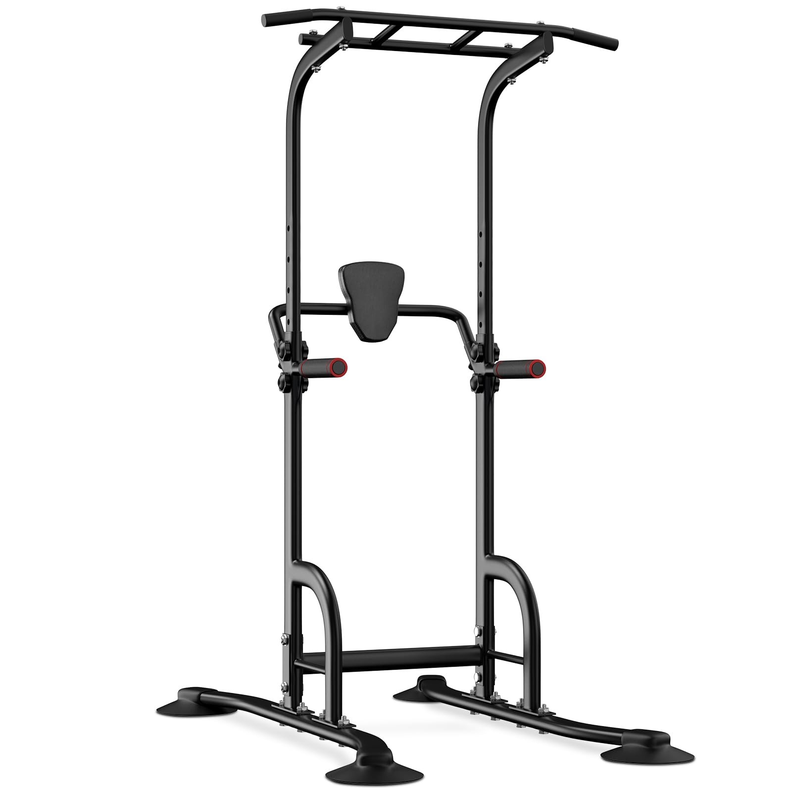 BangTong&Li Power Tower, Pull Up Bar Dip Station/Stand for Home Gym Black-02 