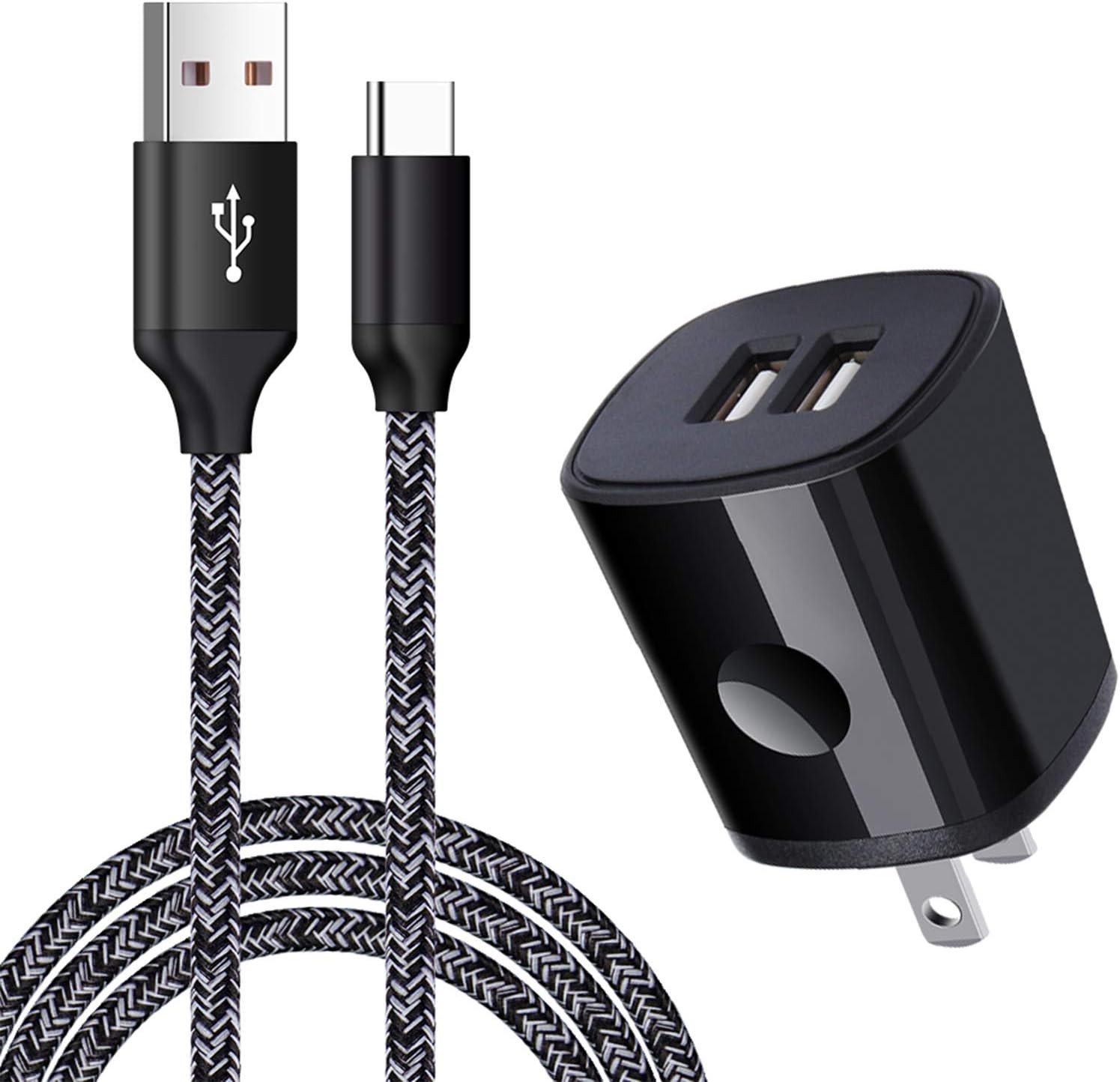 USB Wall Charger Fast Charger for Samsung Galaxy A Series, Type-C Cable