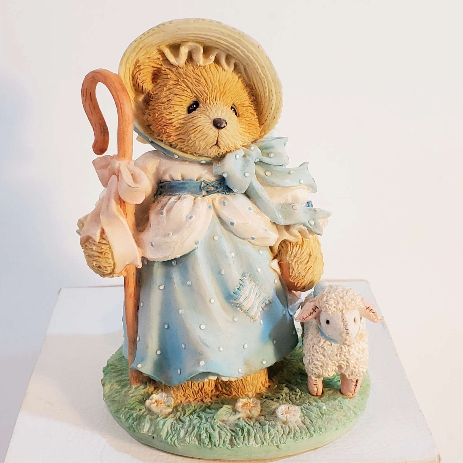 Vtg 1993 Cherished Teddies Little Bo Peep Looking For A Friend Like You Figurine