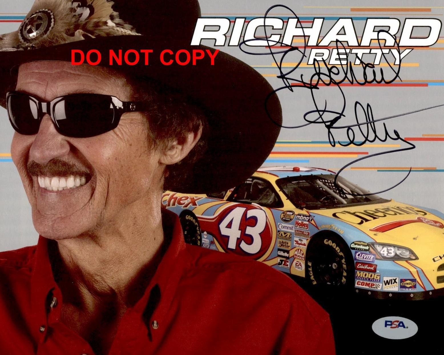 Richard Petty NASCAR LEGEND Signed Autographed REPRINT 8x10 Photo RP 6
