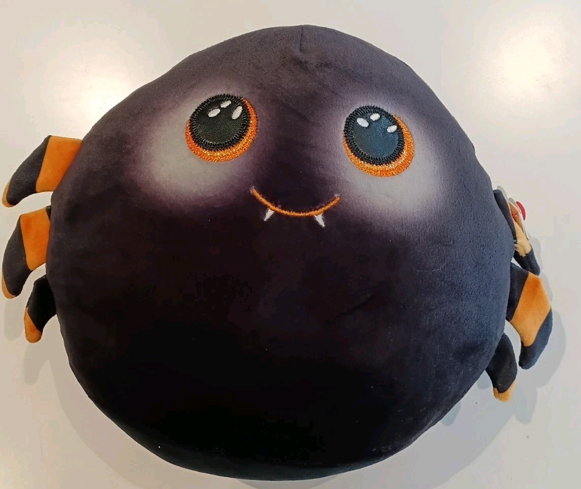 The Squisy Beanie Collection Cobb Halloween Spider Soft Toy New with Tag